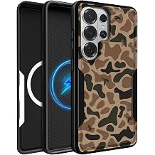 for Samsung Galaxy S26 Ultra Case Heavy Duty Protection, Camo