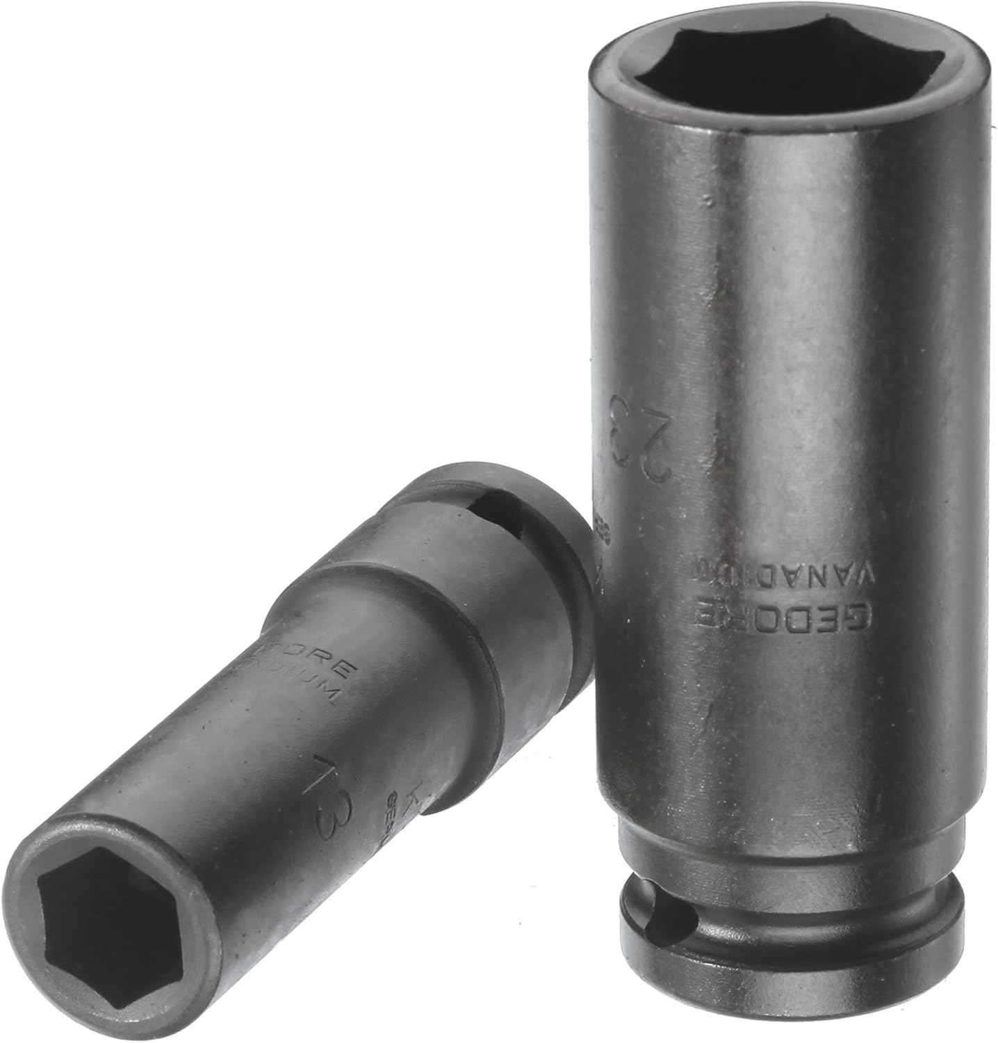 Impact socket 1/2", long 19 mm