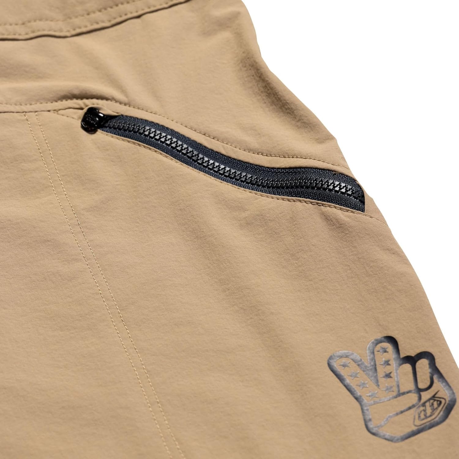 Troy Lee Designs Skyline Trail Short Shell (2025) for Mountain Biking MTB, Mono Timber, 34