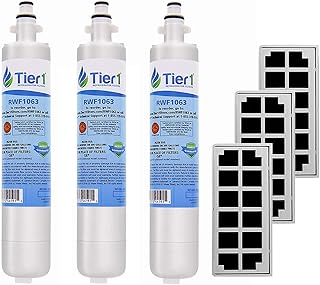 RPWF Refrigerator Water & Air Filter Combo 3-pk | Replacement for GE RPWF (NOT RPWFE), WSG-4, MPF15350, DWF-36, R-3600, OPFG3-RF300, RWF3600A, WD-RPWF, WF277, ODORFILTER, Fridge Filter