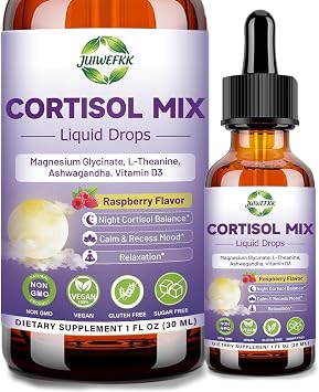 Cortisol Mix Liquid Drops 10-in-1 Cortisol Supplement for Women & Men