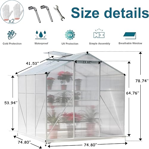 Miniatura 2 de Cobertizo de almacenamiento de metal al aire libre de 5 x 3 pies, protección solar, cobertizo de almacenamiento de herramientas impermeable para