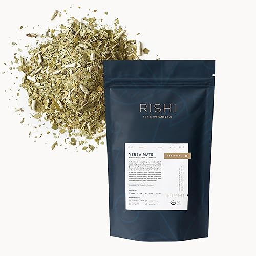 Vista 69 de Rishi Tea Mystic Mint - Té de hierbas orgánico, sin cafeína, hojas sueltas, mezcla de menta calmante – 16 onzas, más de 55 porciones