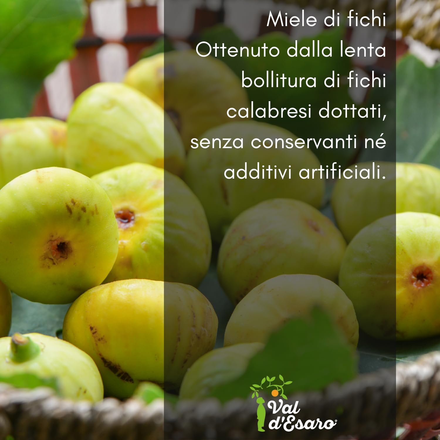 Miele di Fichi - Melassa di Fichi Tradizionale Calabrese 7Kg - Dolcezza Intensa per Dolci e Formaggi - Prodotto Artigianale di Calabria - Val D'Esaro