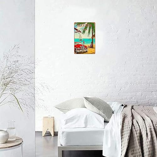 Miniatura 4 de Letreros de metal Cuba Cubana Havana Caribbean Metal Tin Signs Funny Man Cave Art Decoración de pared para el hogar, 12 x 8 pulgadas