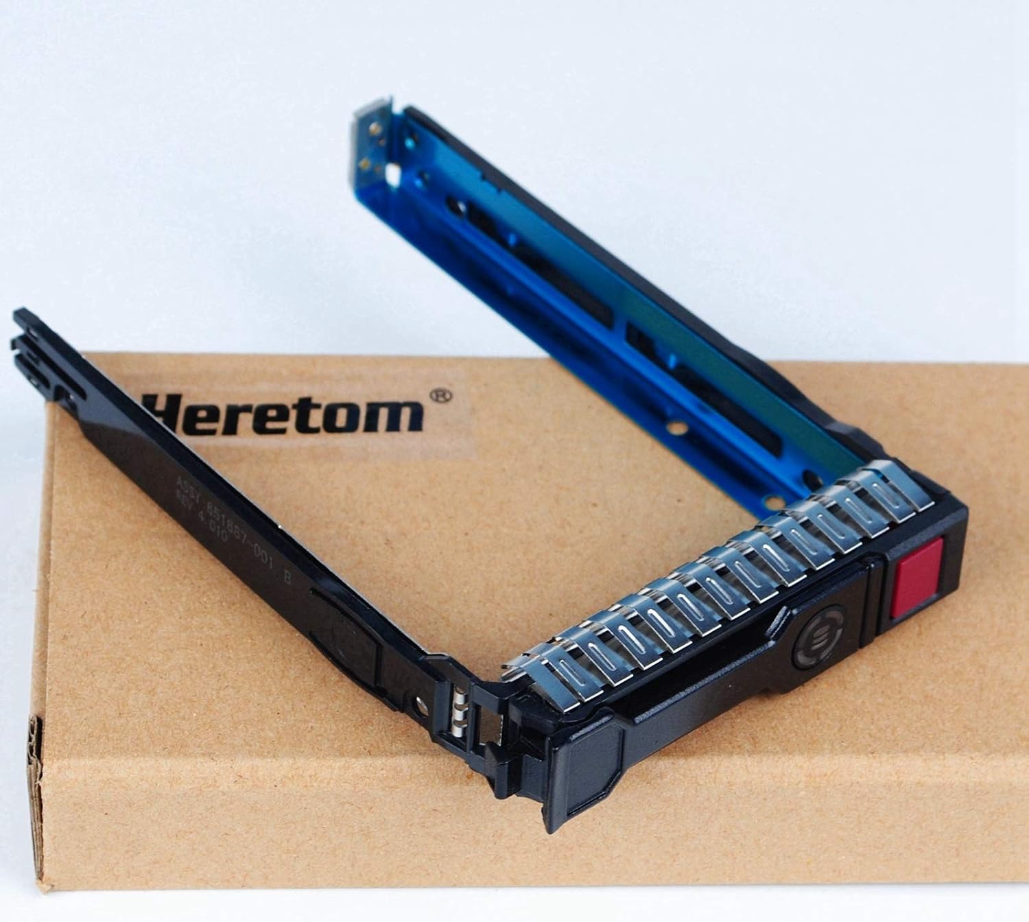 Heretom 4-Pack 2.5inch SFF SAS SATA Hard Drive Tray Caddy Replacement for HP 651687-001 651699-001 G9 Gen9 DL380p DL360p DL160 DL580 DL560 DL385 DL320e G8 Series (Not Fit For 3.5" series!) - Image 3