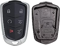 Vista 3 de Funda de repuesto para llavero Cadillac Escalade ESV 2015 2016 2017 2018 2019 2020 entrada sin llave control remoto 6 botones