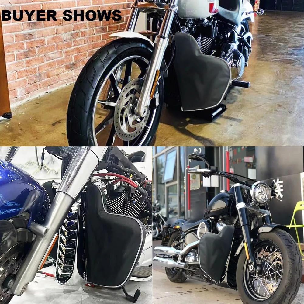 Wyściółka Przestrzeni Ładowania Motocyklowe miękkie obniża Chaps osłona silnika pokrywa ocieplacz na nogi torba wodoodporna pasuje do Harley Softail 2018-23 Wyściółka Bagażnika