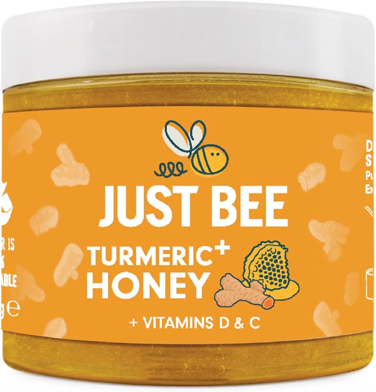 Turmeric + Honey (260) | With Turmeric Extract, Vitamin D & Vitamin C | Supports Function of Immune System