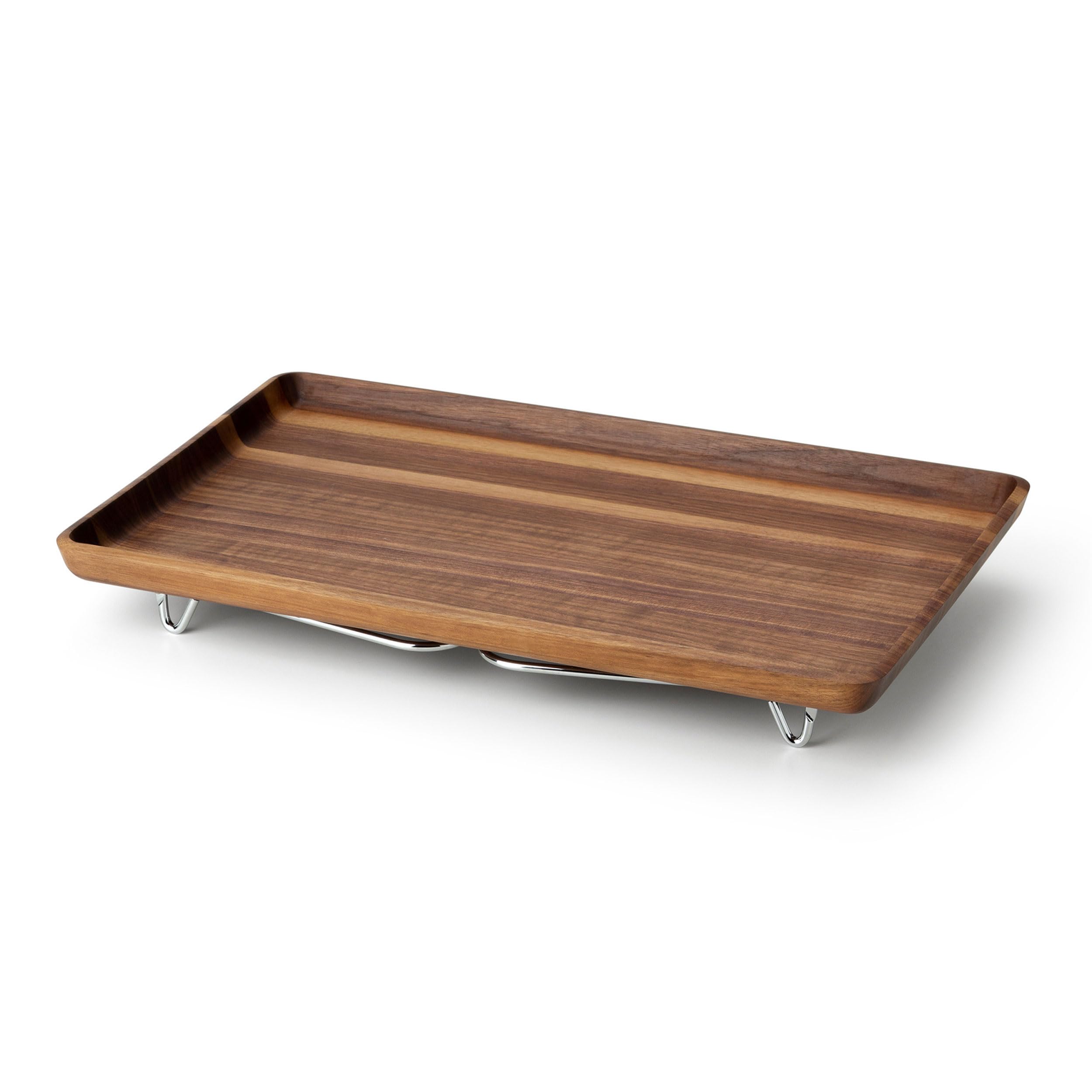 Continenta Plateau de lit Plateau de Service Plateau de Petit déjeuner Noyer 53 x 32 cm, Unique