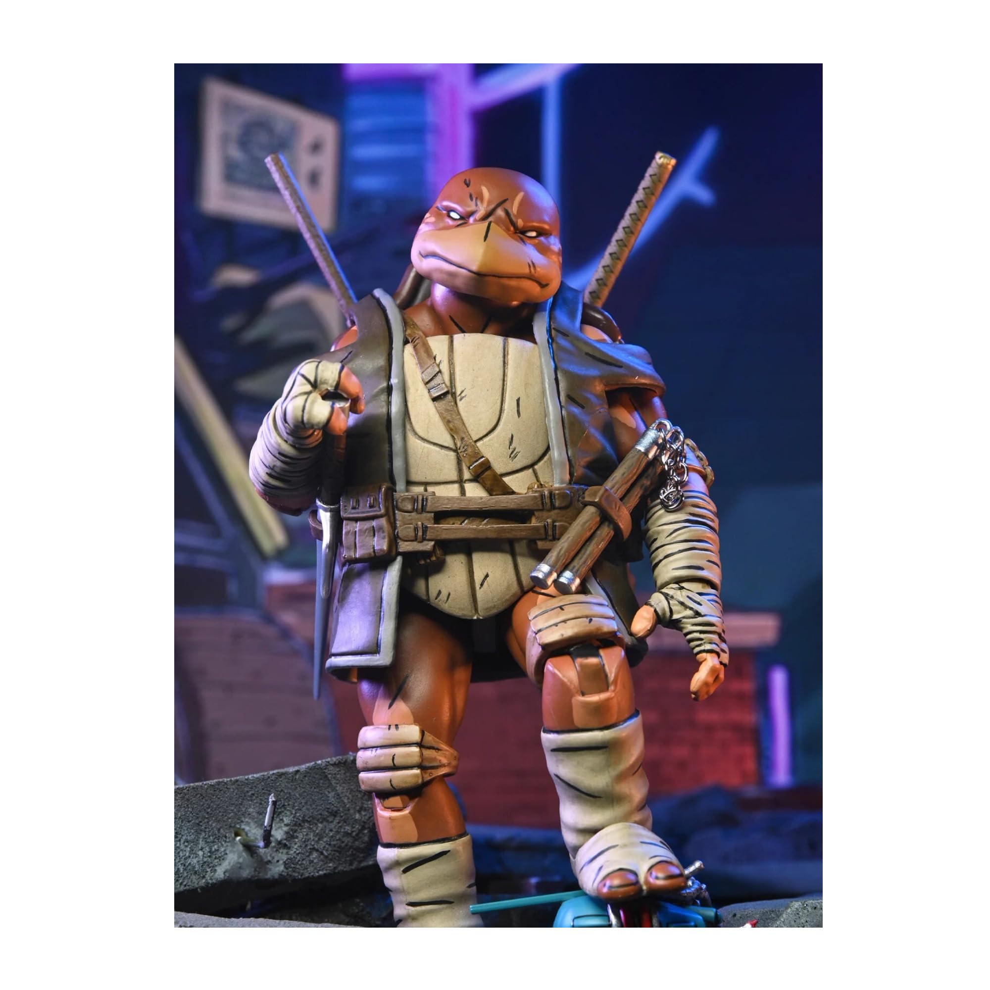 Teenage Mutant Ninja Turtles Ultimate Moja (The Last Ronin) Figura de acción de 7 pulgadas