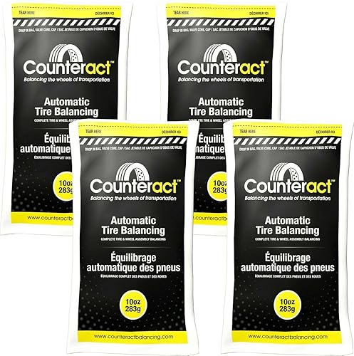 Miniatura 15 de Counteract 4OZ-B12 - Cuentas de equilibrio de neumáticos y ruedas de fuerza centrífuga - Vehículos todoterreno, neumáticos de camiones ligeros, (12)