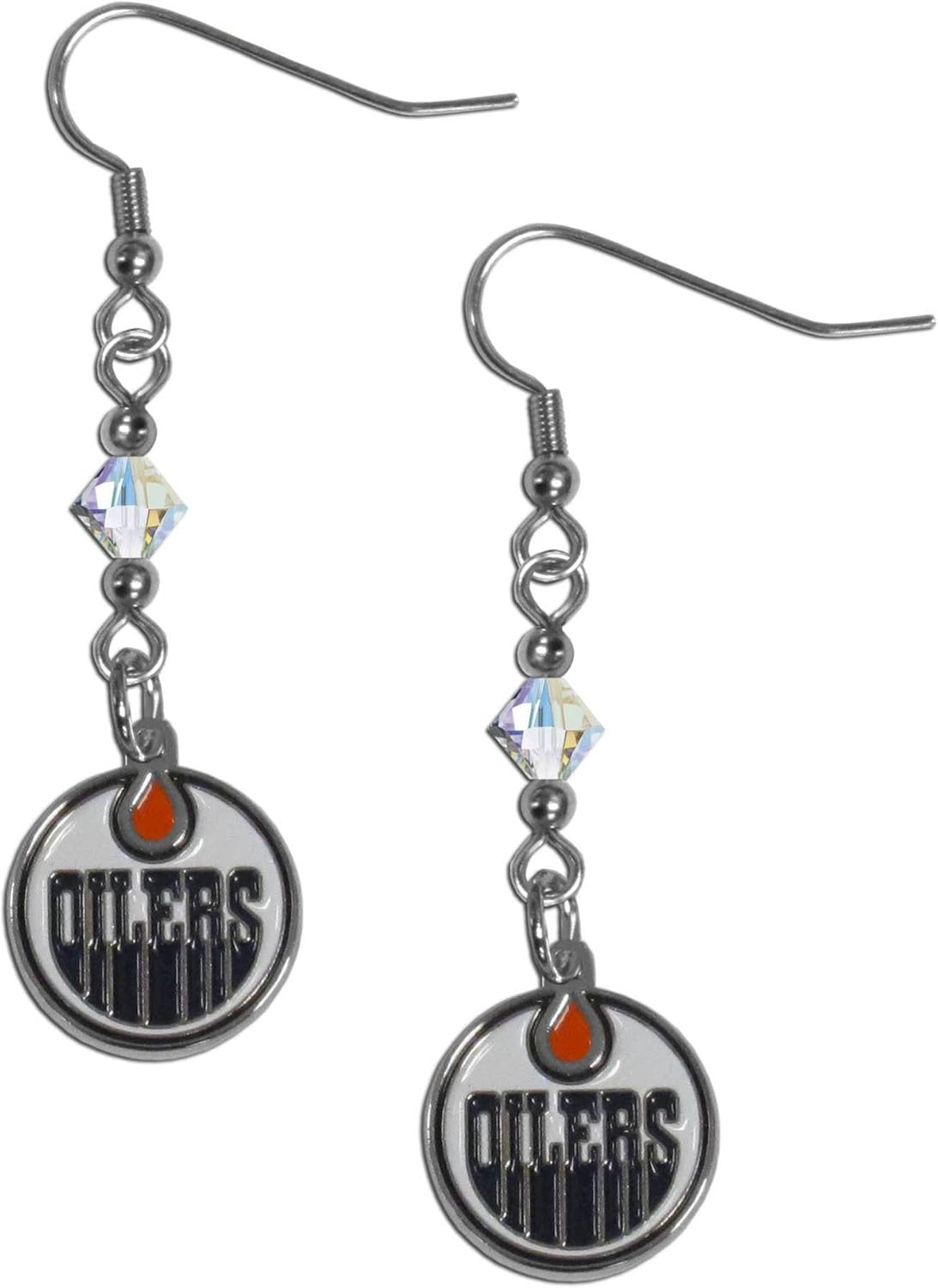 Siskiyou Sports NHL Crystal Dangle Earrings