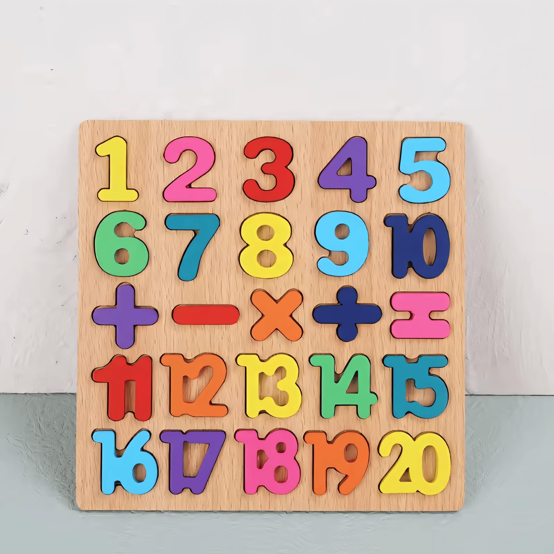 Dishvy® Kids Wooden Numbers Puzzle Toys, Educational for Toddlers, Preschoolers, Kindergarteners, Elementary School Children, Non-Toxic (Only Numbers) (B0DC6C54RH) Amazon Price History, Amazon Price Tracker