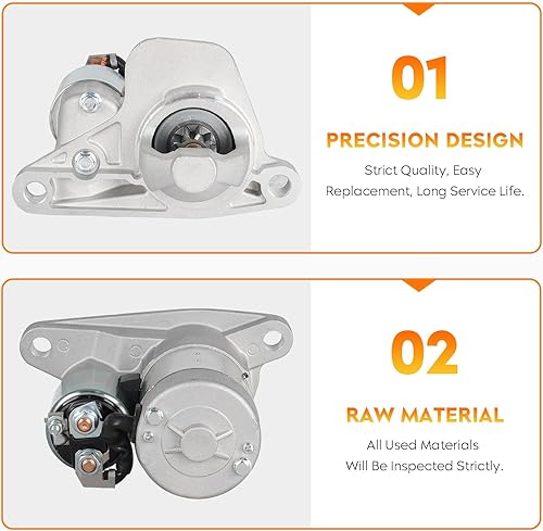 Miniatura 6 de Nuevo arrancador para Nissan Versa 07-11 1.8L, para Sentra 07-19 2.0L 1.8L 1.6L, para Cube 09-14 1.8L, para Juke 11-17 1.6L, para NV200 13-19 2.0L,