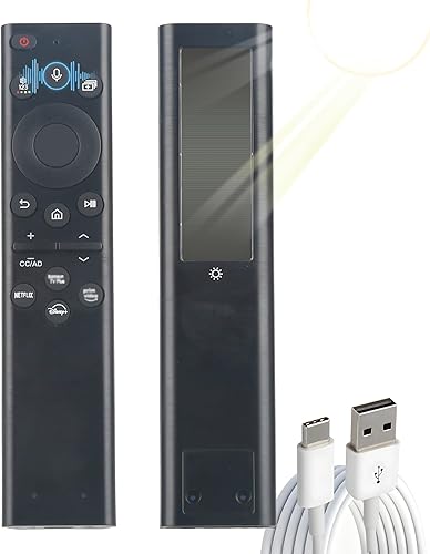 BN59-01385A Reemplazo de control remoto solar por voz para televisores Samsung (modelos 2018-2025), universal compatible con televisores Smart, Neo