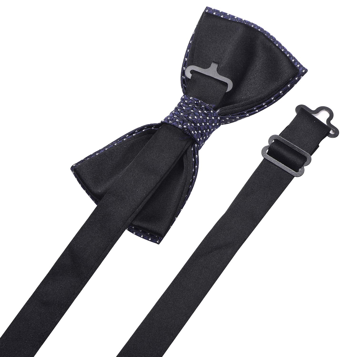 DonDon Pajarita para Hombre de lunares elegante con gancho con nudo y ajustable disponible