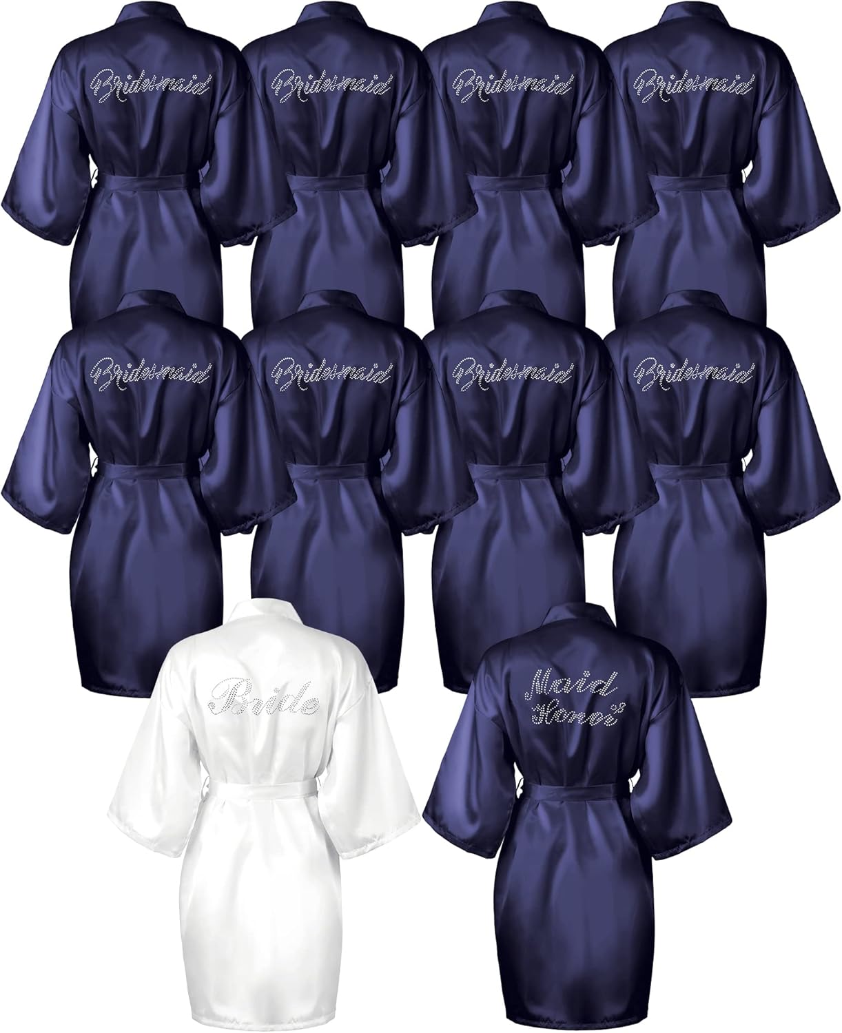 Women's Rhinestone Kimono Robe Set for Parties Liberia Ubuy