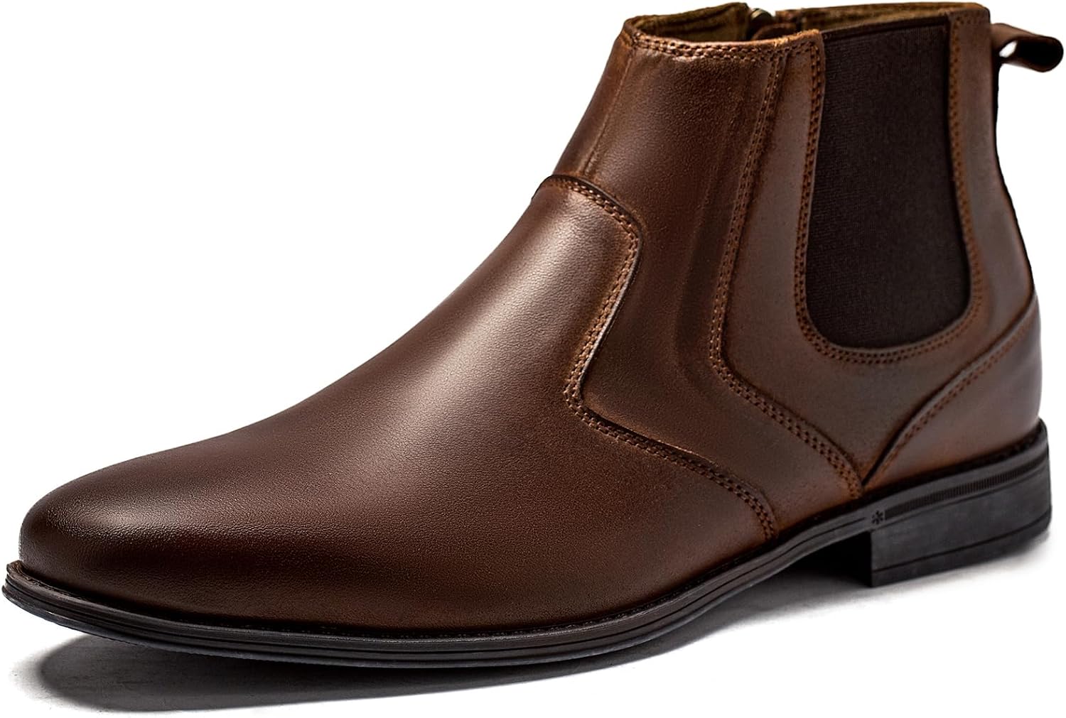 Holy dove Chelsea Boots Men – Genuine Leather,Chelsea Boots for Men with Side Zipper, Casual Slip-On Ankle Boots, Chukka & Oxford Style Dress Boots