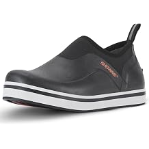 Showave Womens Deck Shoes Waterproof Rain Shoes Breathable Non-slip Rubber Rain Boots Low Cut Design for Outdoor Fishing Gardening Walking