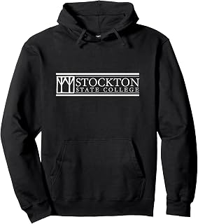 Stockton University Retro Stockton State College Logo Pullover Hoodie