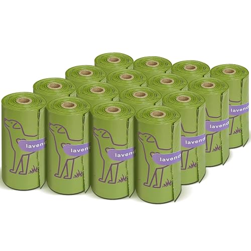 Wowflash Lavender Scented Dog Poop Bags (240 Count)