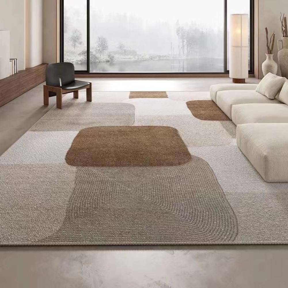Tapis à poils de cristal doux pour sublimer le coin canapé de votre hôtel