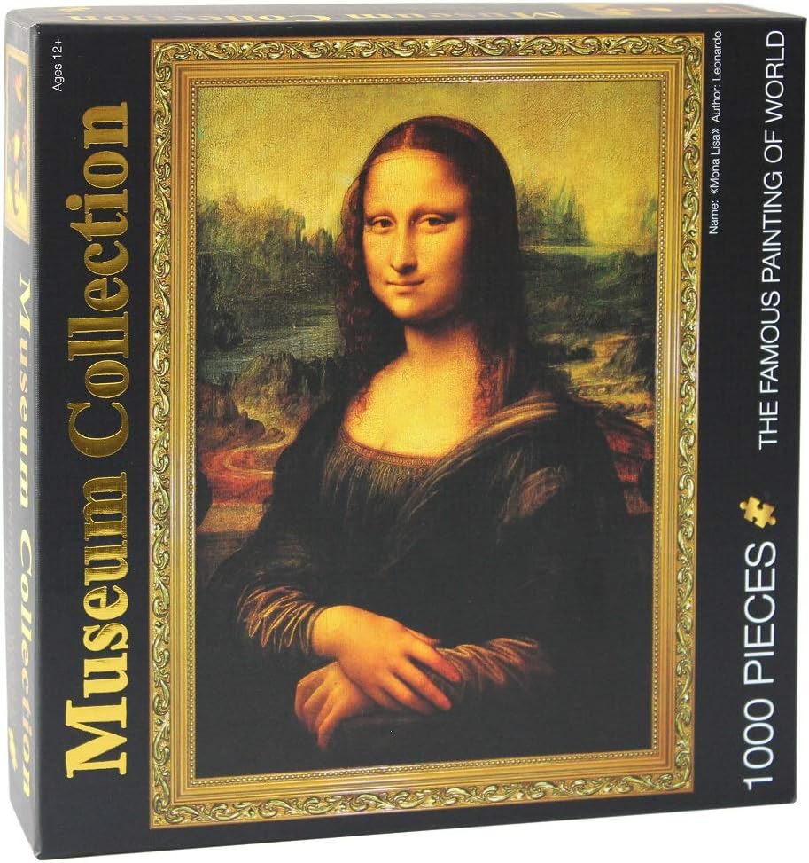 Moruska Mona Lisa by Leonardo da Vinci Jigsaw Puzzle 1000 Piece Puzzles for Adults Teens