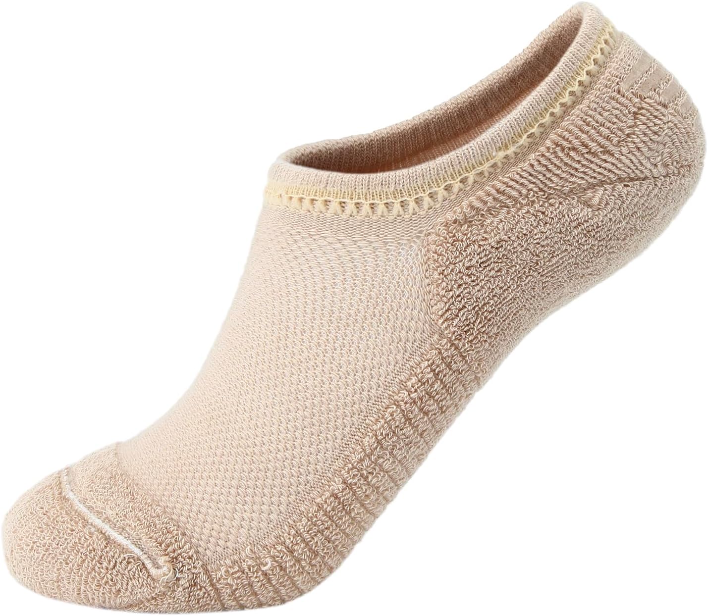 WANDER No Show Socks Women Low Cut Thick Cushion Cotton Socks Non Slip Invisible Casual Socks 6 Pairs - Image 3