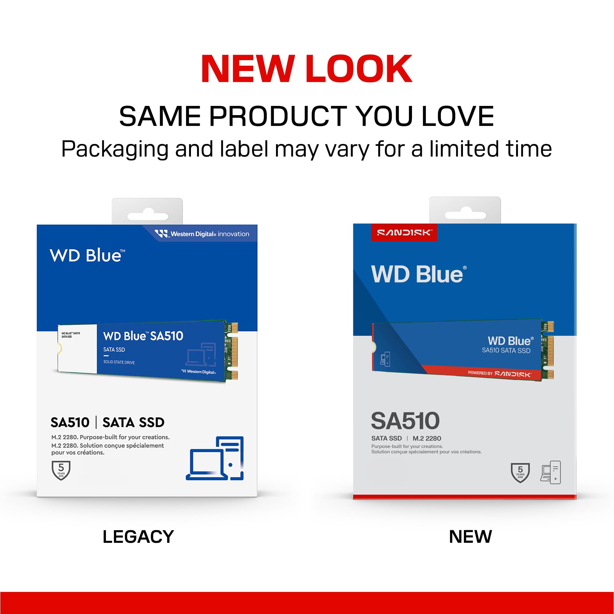 Amazon.com: WD Blue SA510 1TB SATA SSD - SATA III 6 Gb/s, M.2 2280