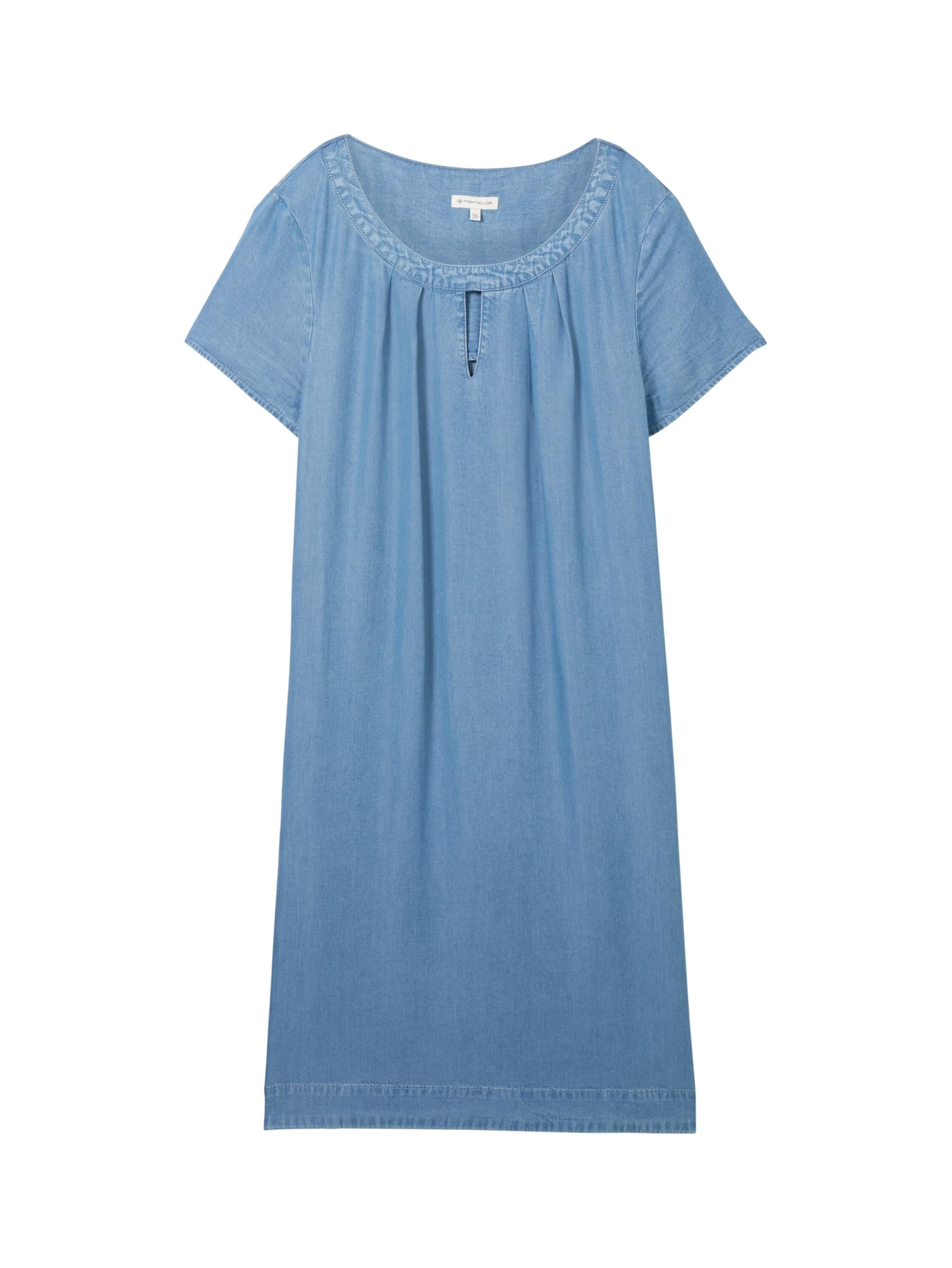 Tom Tailor Damen Lockeres Jeanskleid
