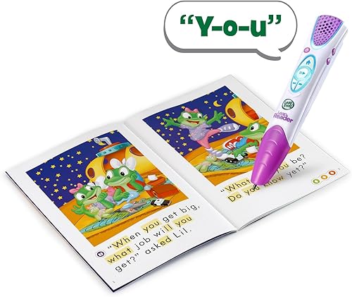 Miniatura 3 de LeapFrog LeapReader Sistema aprende a leer mega paquete de 10 libros, Rosa