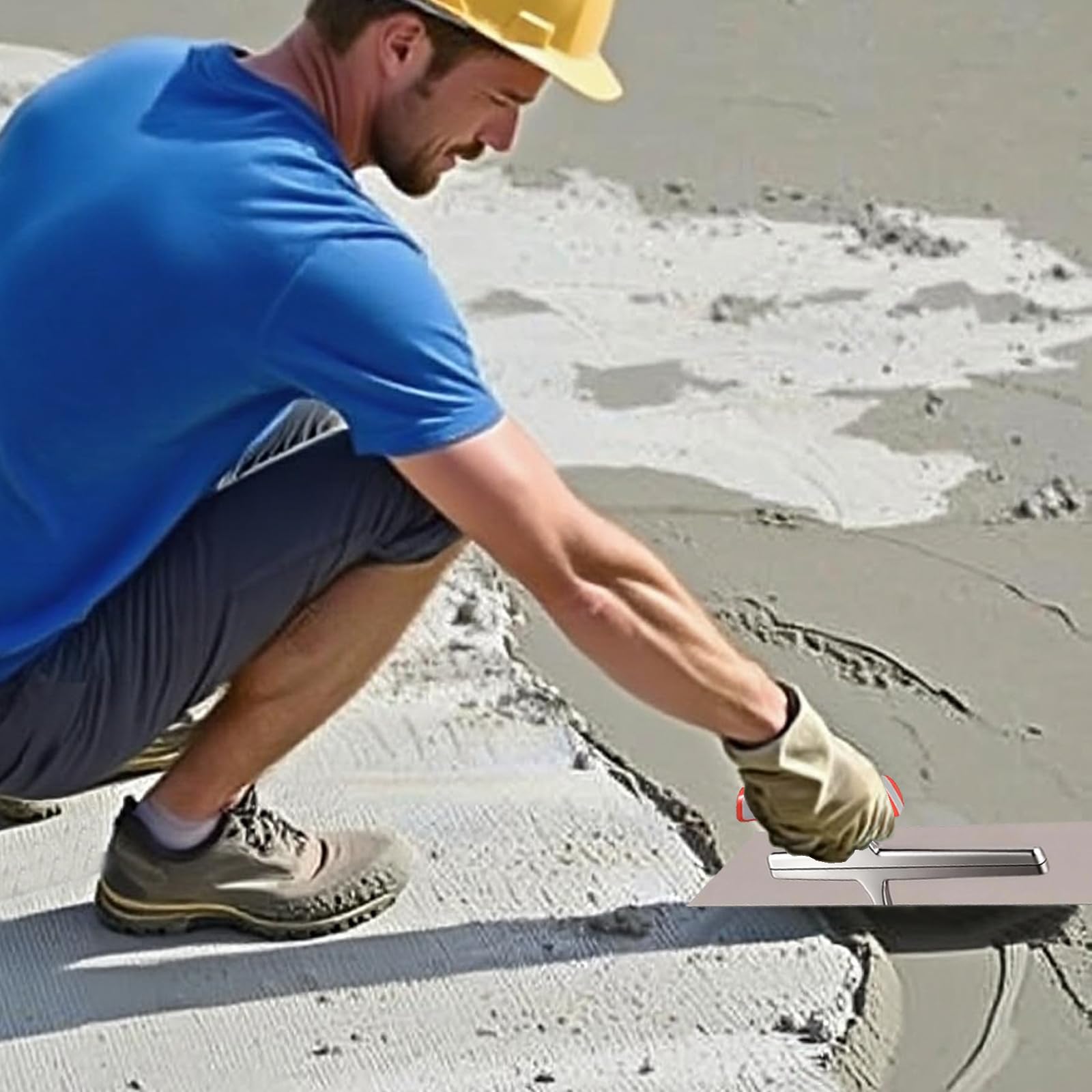 Concrete Finishing Trowel - Stainless Steel Masonry Tool -6 Concrete Finishing Trowel - Stainless Steel Masonry Tool -6