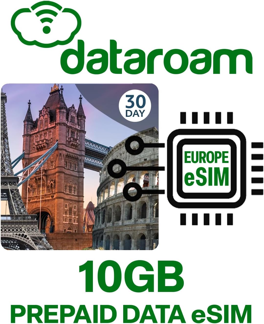 Amazon.com: eSIM - Europe Mobile Data (10GB eSIM Data for Europe ...