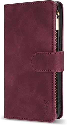 Miniatura 3 de ZZXX Funda para Samsung Galaxy A52 5G, funda tipo cartera para Galaxy A52 con ranura para tarjetas, piel sintética suave de alta calidad, con