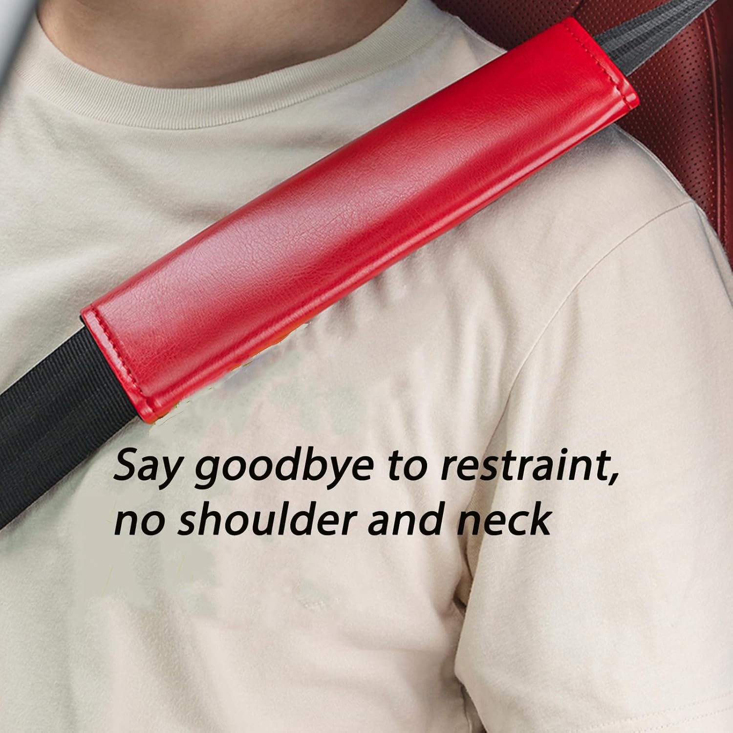 2 Pcs Car Seat Belt Protection Pads for Nissan Murano 2014 2015 2016 2017 2018 2019 2020 Wear-Resistant Durable Breathable Pads,Soft Convenient Protection Cover,E