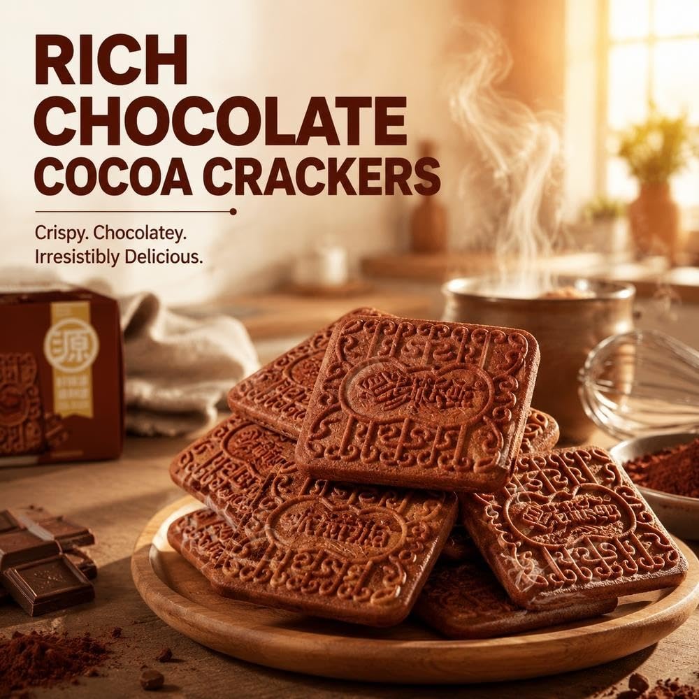 Biscotti Al Cioccolato E Cacao Scatola Da 500g Snack Croccante