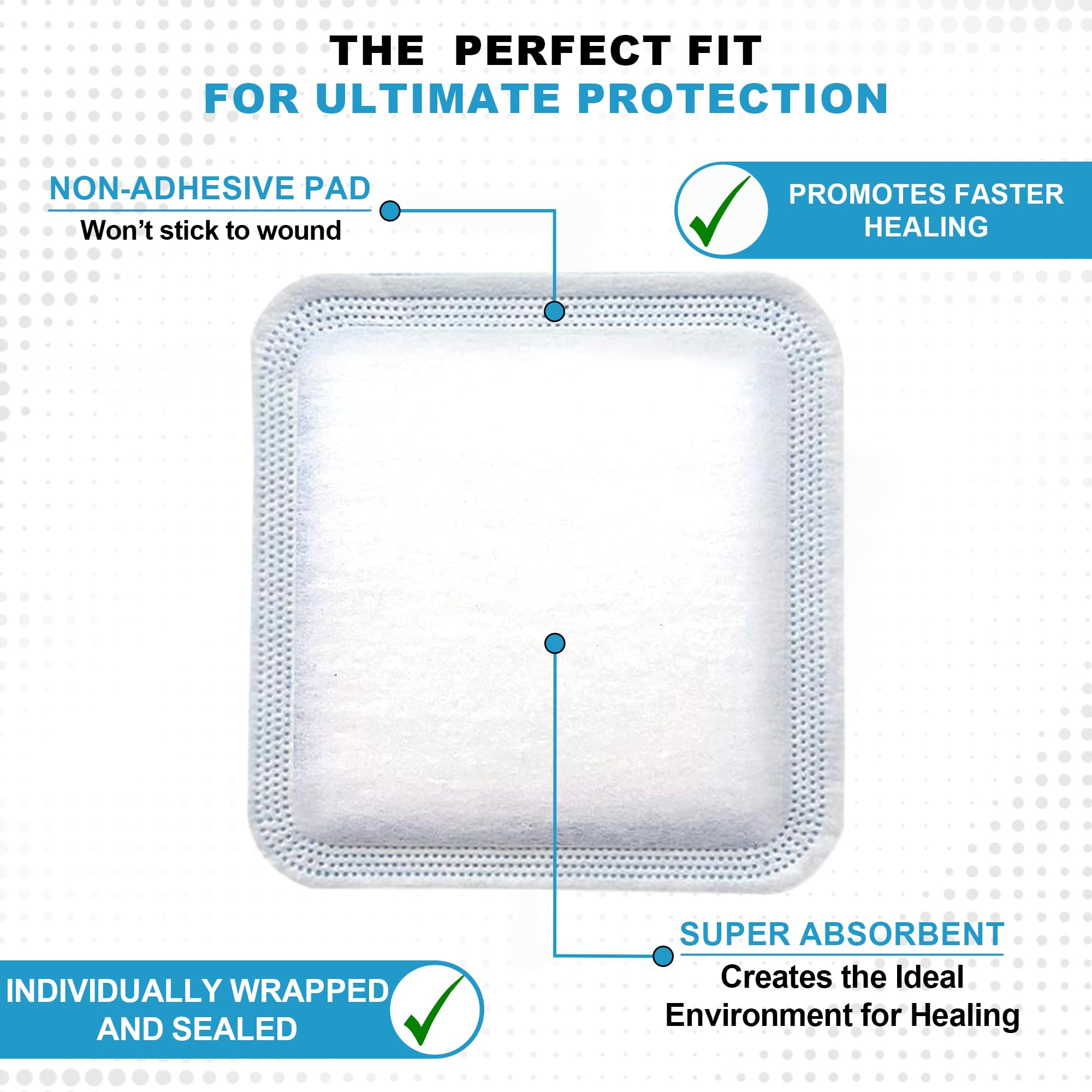 moisture-retaining dressing Amazon.com: MedVance Super Absorbent Dressing, Non-Adhesive Pads for Wound  Care, Pressure Ulcers & 1st/2nd Degree Burns, Superior Moisture Absorption,  Box of 5 Dressings (3