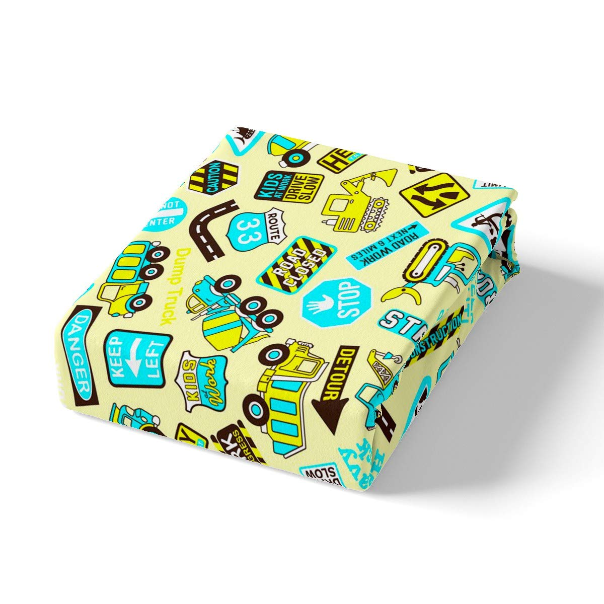 Loussiesd Kids Auto Dekbedovertrek Jongens Bouwterrein Voertuigen Beddengoed Set Voor Kinderen Peuter Cartoon Zware Machines Truck Dekbed Apparatuur Kranen Decor Sprei Cover Eenpersoons Rits