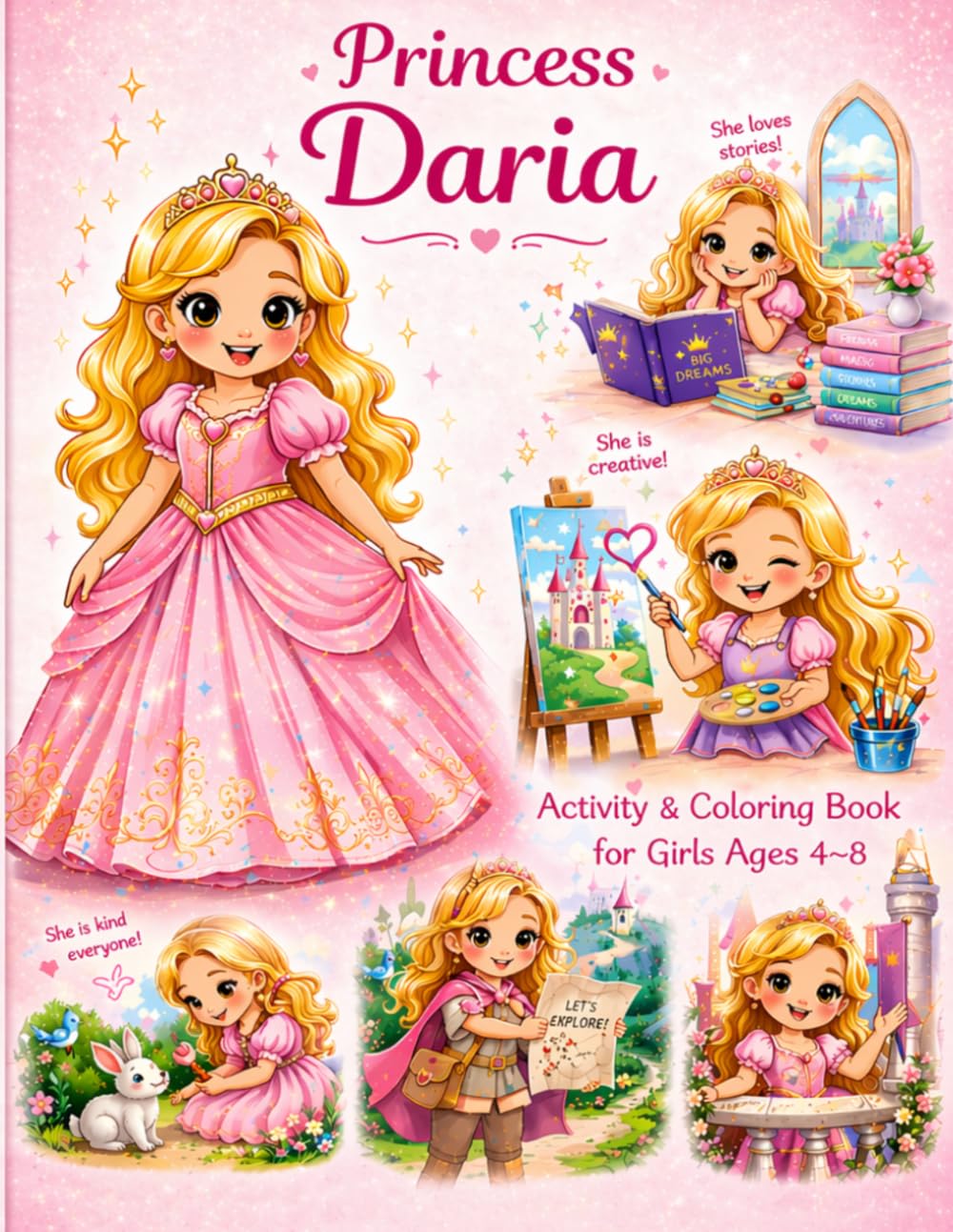 Princess Daria: Activity & Coloring Book (Princess Daria Series)