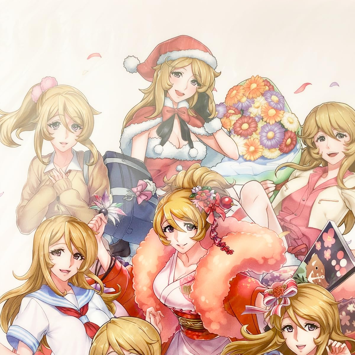 宇宙戦艦ヤマト2202戦士たちの記憶 森雪プライベート姿集合クリアファイル 宇宙戦艦ヤマト2202戦士たちの記憶 森雪プライベート姿集合クリア