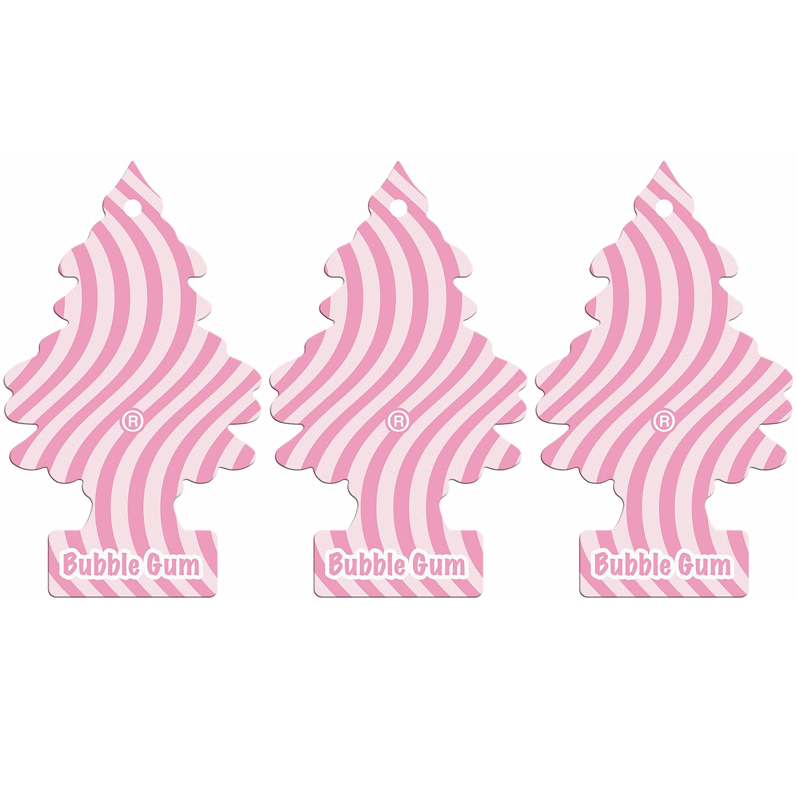 Little Trees Air Freshener Tree LTZ066 Bubble Gum Fragrance For Car Home Boat Caravan - Triple Pack