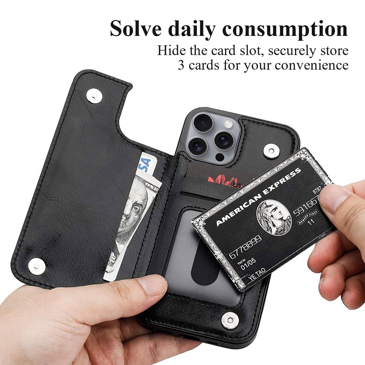 Amazon.com: Custom Wallet Phone Case for iPhone 18/17/16/15/14/13