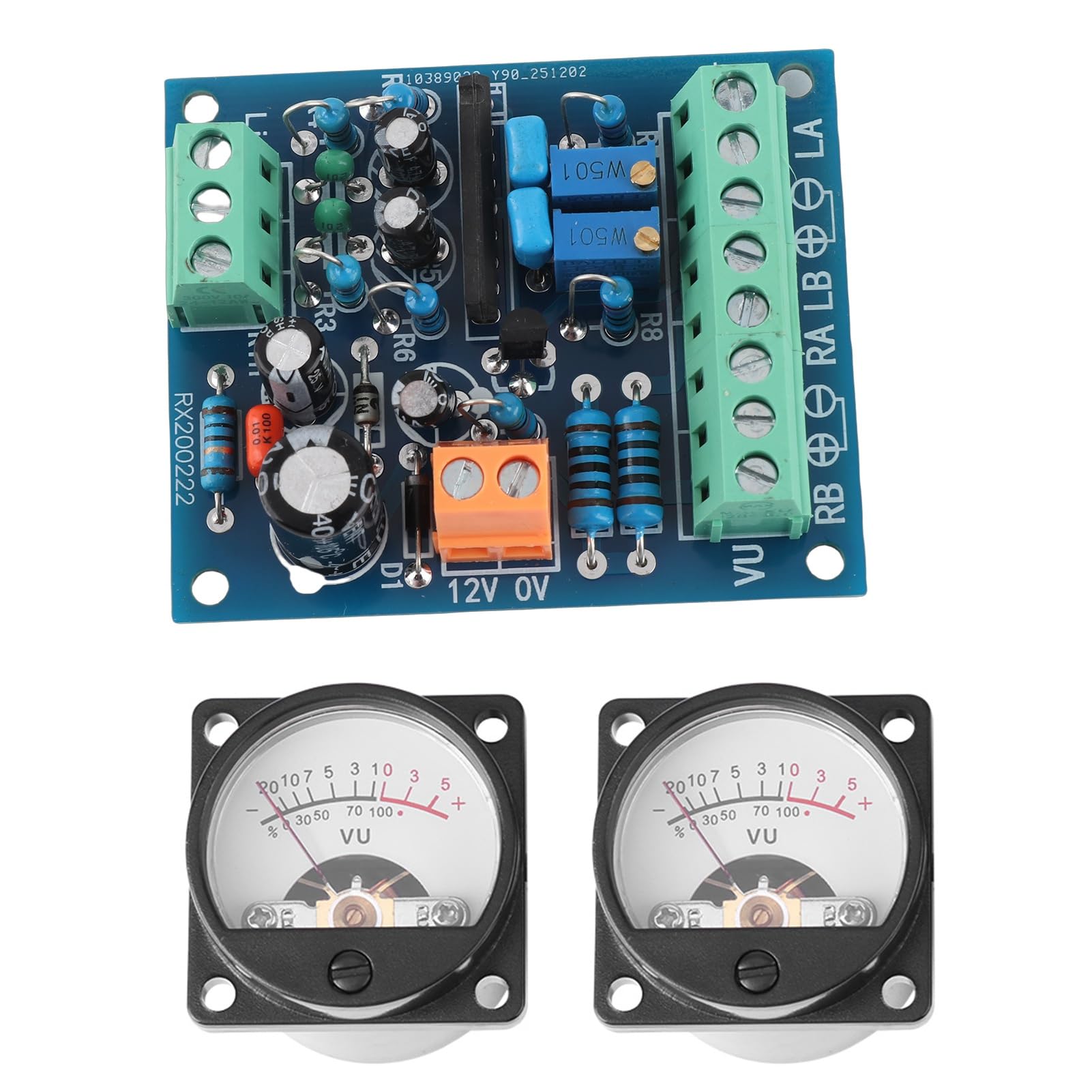 Amazon.co.jp: Pomya VUメーターウォームバックライト録音オーディオ