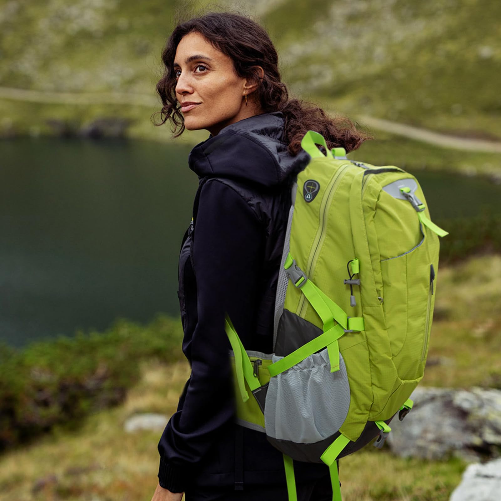 Long Keeper 40 Litros Mochila Senderismo Hombre Mujer Impermeable Mochila Viaje Trekking Montaña con Funda Lluvia Multibolsillos Multiusos para Al Aire Libre