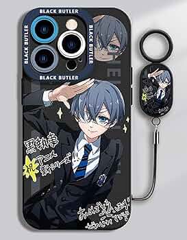 Amazon.co.jp: 黒執事 シエル・ファントムハイヴ スマホケース iPhone