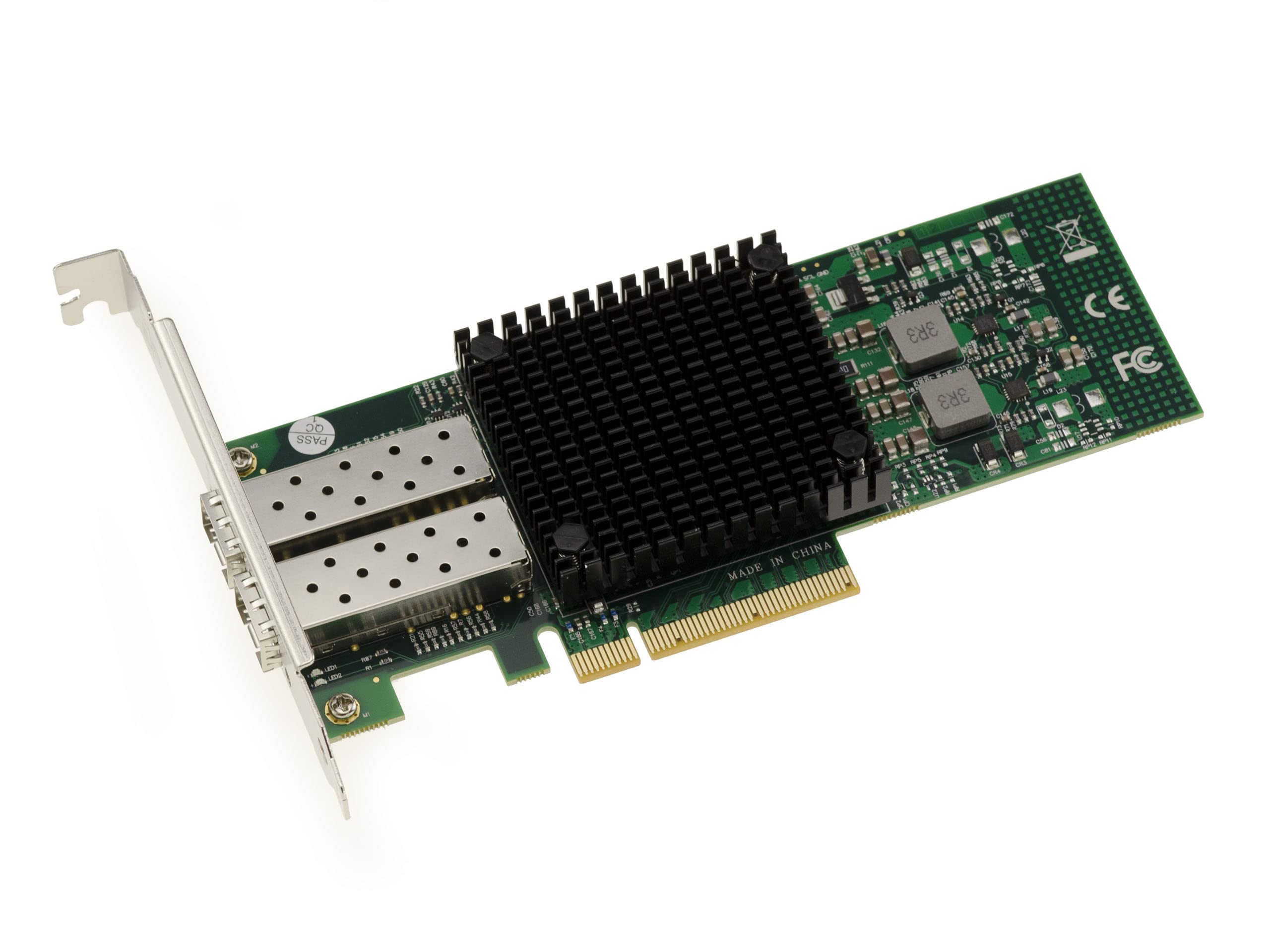 KALEA-INFORMATIQUE Scheda controller PCIe LAN 10G Fibra SFP+ a 2 porte con chipset adattatore di rete Ethernet MELLANOX X-3-10GbE