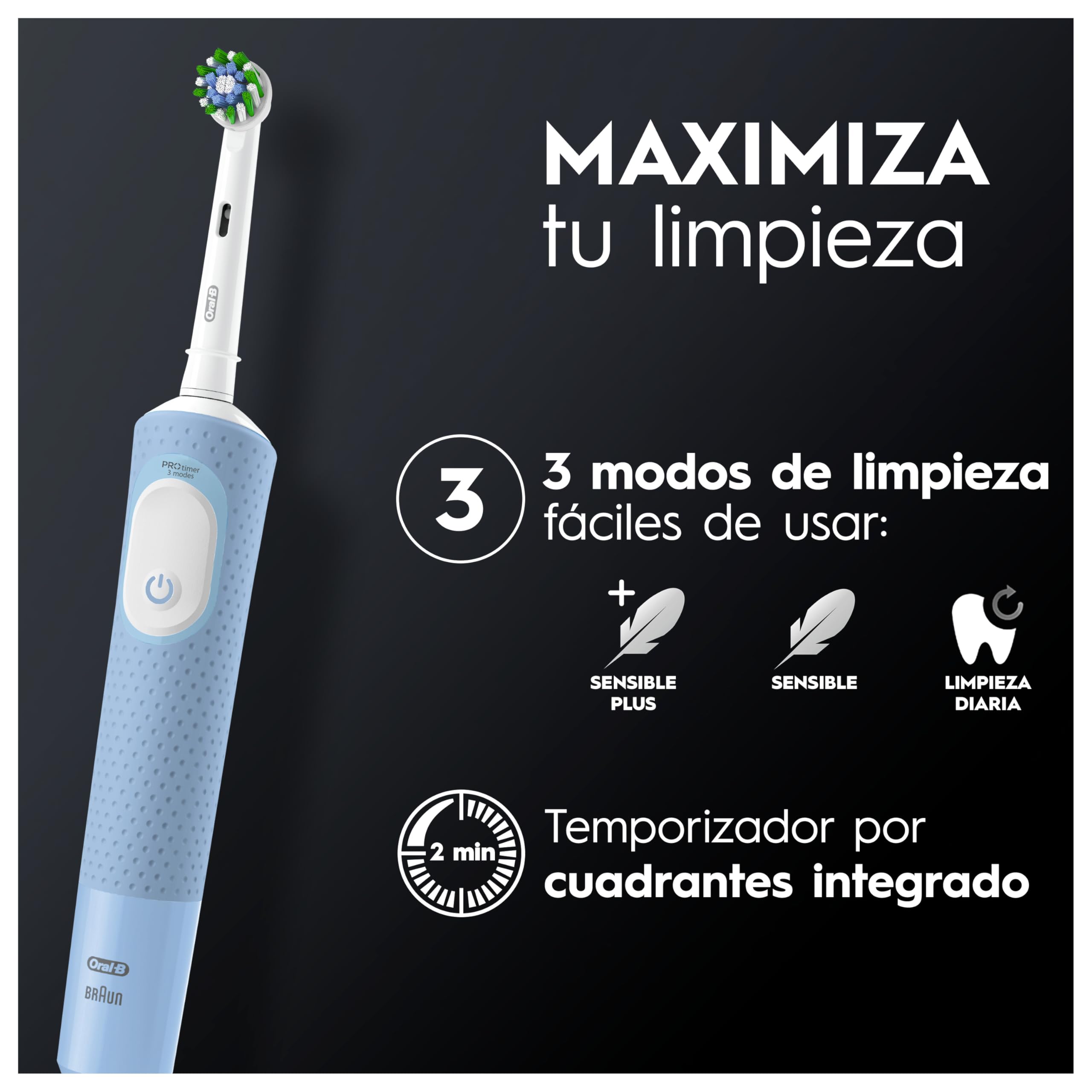 Oral-B Pro Vitality Cepillo de Dientes Eléctrico Azul