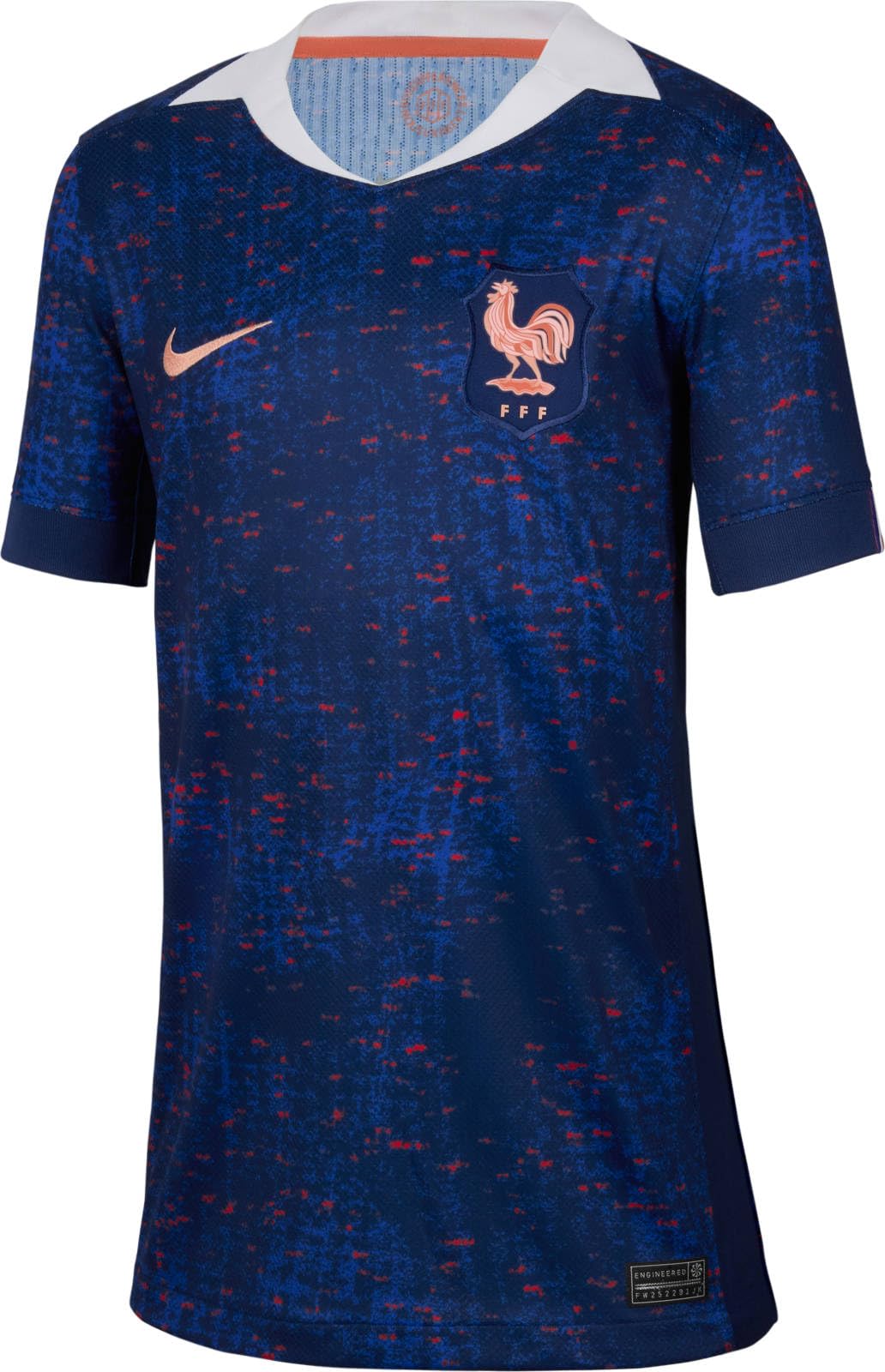 FFF 2025 Maillot de Football Nike Authentique Dri-​FIT ADV pour Enfants Plus âgés, FZ9192