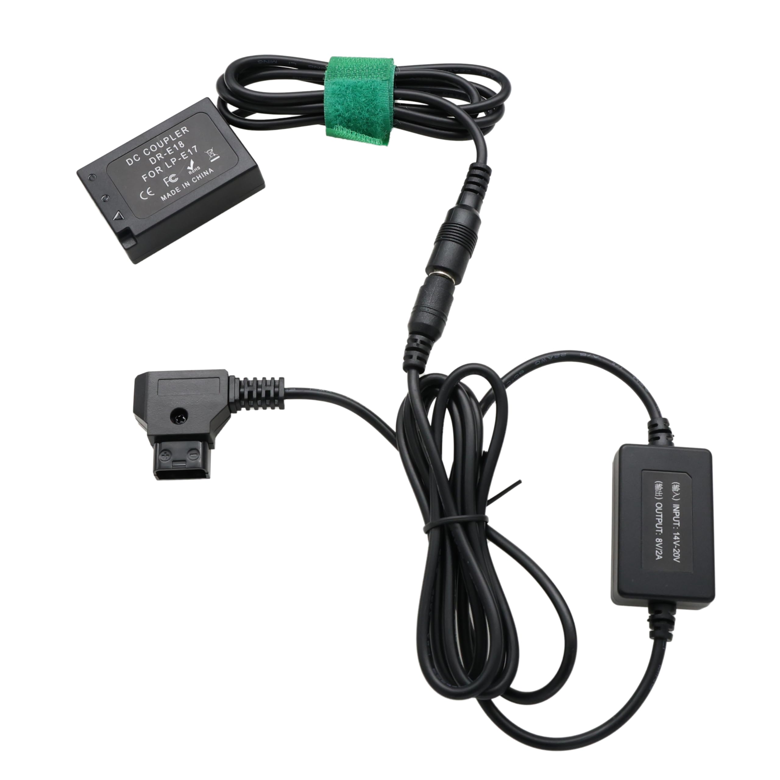 Amazon.com : HangTon V-Mount D-TAP to LP-E17 Dummy Battery for